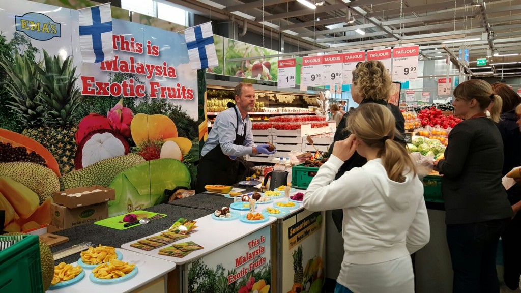 Finland: K-citymarket shoppers go mad for Malaysian exotics