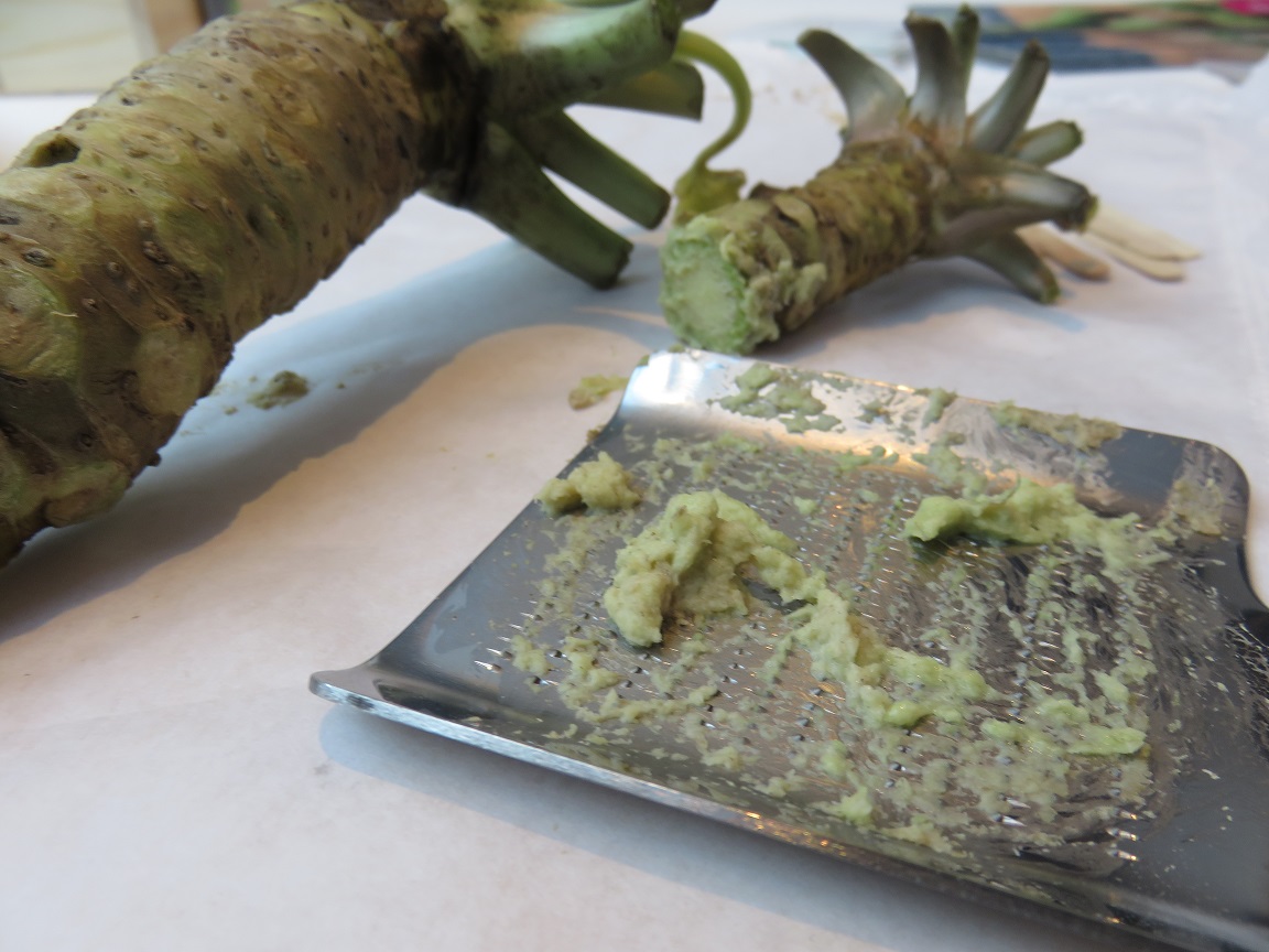 Giving fake wasabi the chop A production snapshot outside Japan