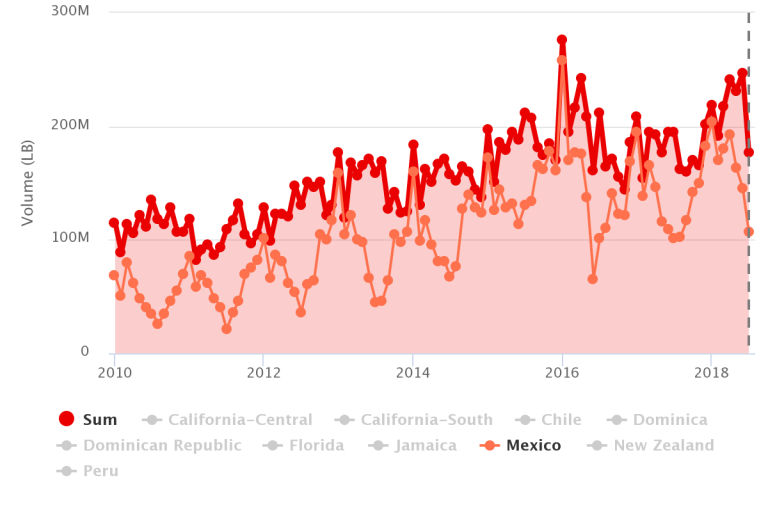 Avocados in Charts Mexico could see high fall prices despite U.S
