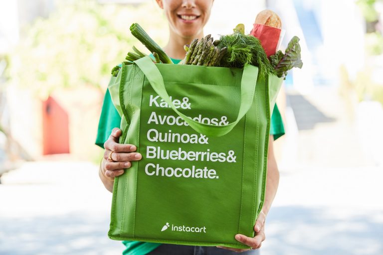 For millennials most produce sales happen through app driven services, like Instacart.
