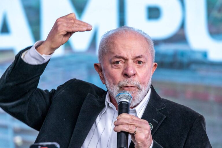 Brazilian president Luiz Inacio Lula Da Silva