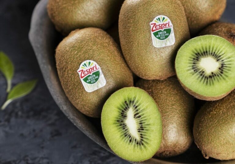 Bowl full of Zespri's green kiwifruit