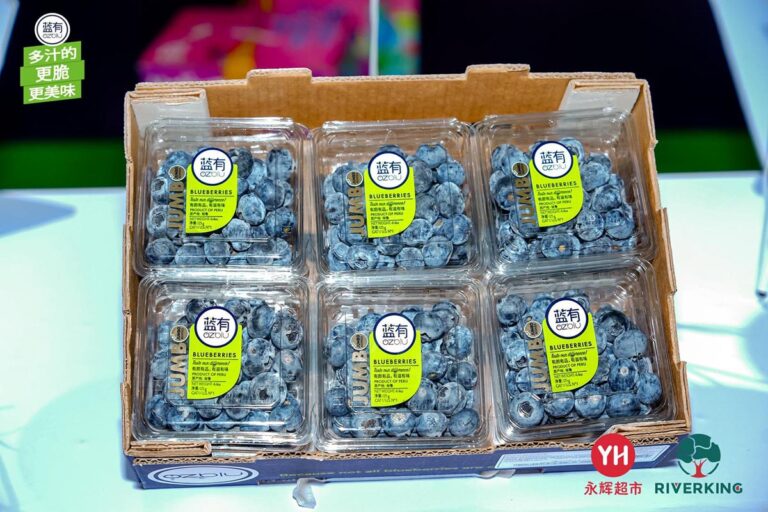 OZblu's recently presented rebranded casings at Asia Fruit Logistica