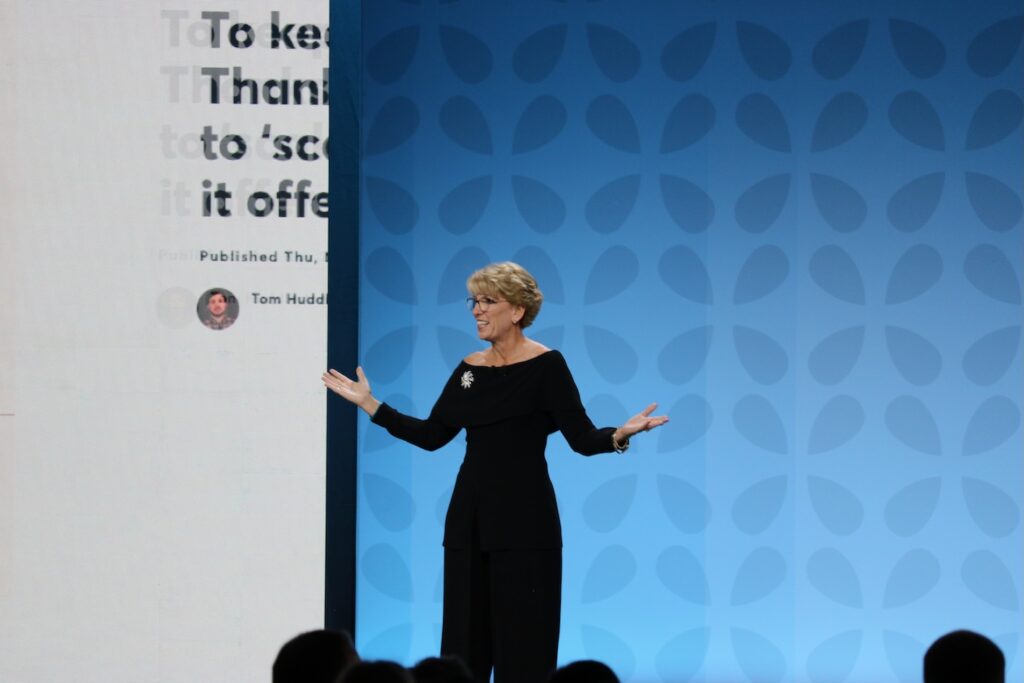 IFPA CEO Cathy Burns urges industry to 'Fight for Fresh' amid tariff disruptions and climate change threat