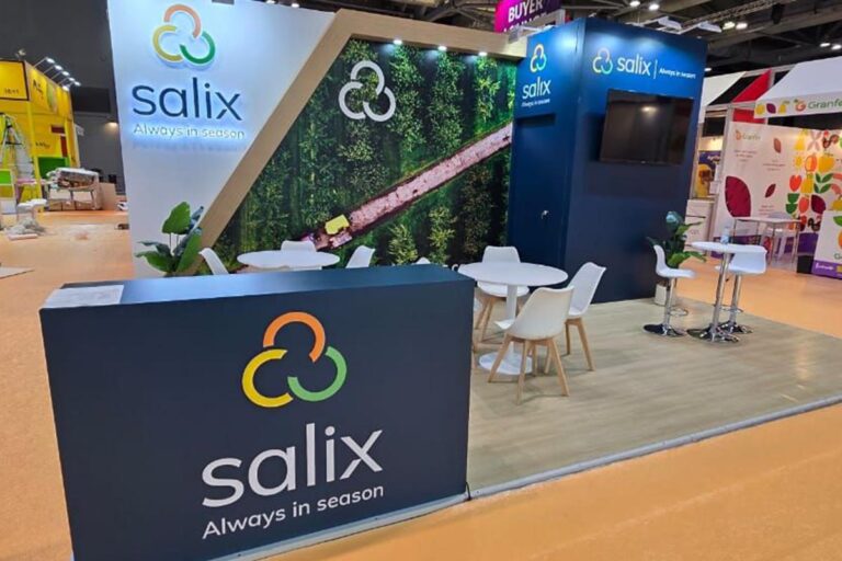 Salix Fruits booth at Asia Fruit Logistica
