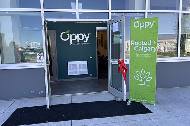 Oppy facility entrance