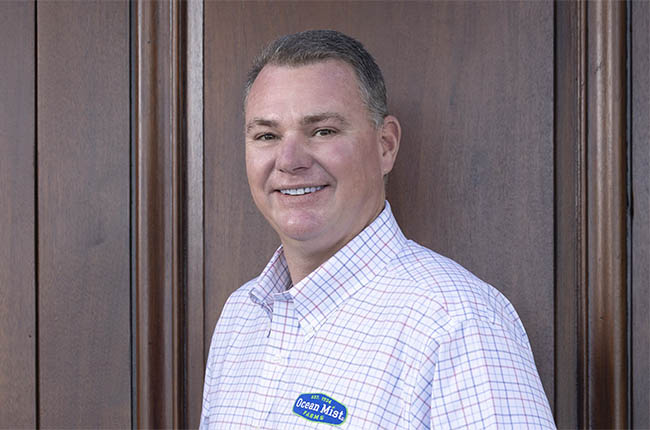 Ocean mist president and CEO Chris Drew