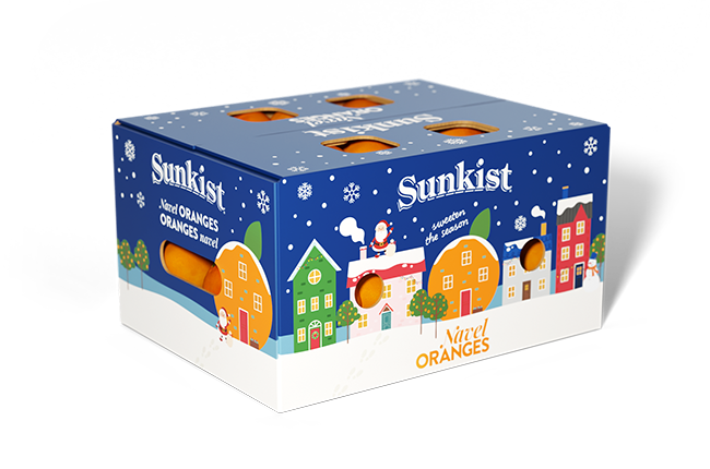 Sunkist holiday packaging