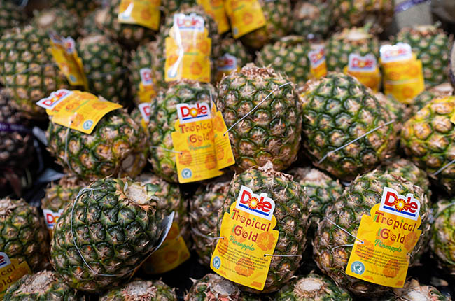 Dole pineapples