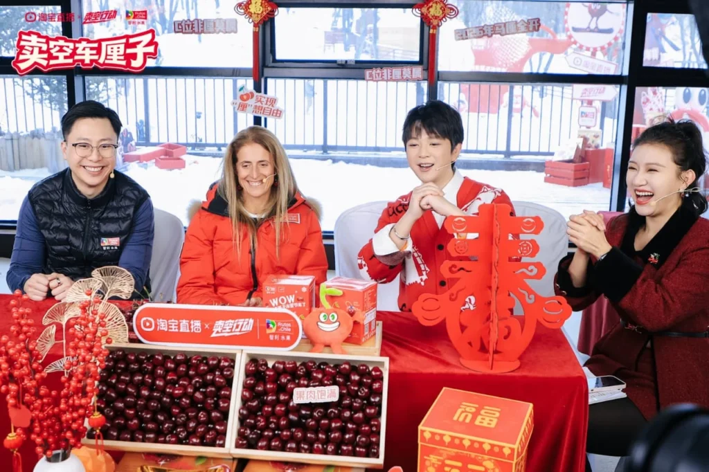 Chilean cherry sector Ice & Snow Festival press