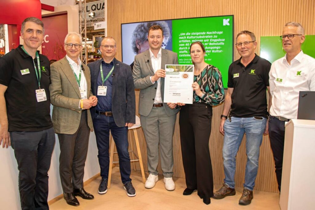 Klasmann-Deilmann's Sphaxx receives RHP certification, a first for sphagnum 