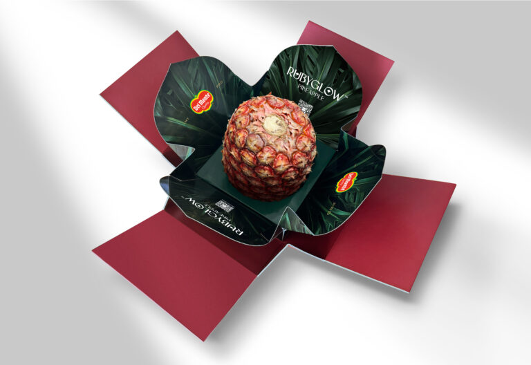 Rubyglow pineapple packaging