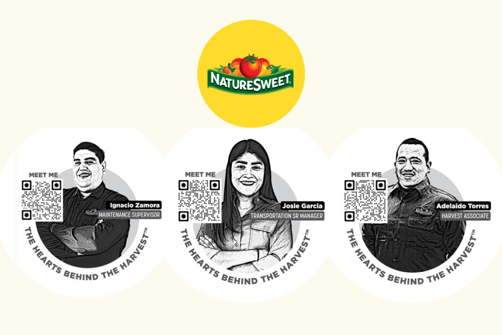 NatureSweet launches new class of associates on product labels through “The Hearts Behind the Harvest”