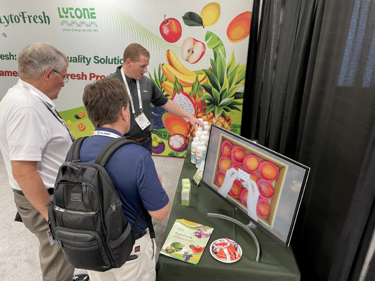 Lytone USA team at industry fair