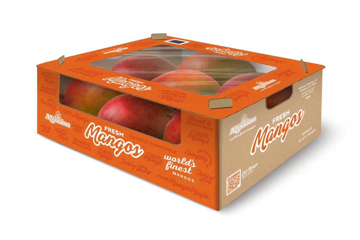Mission Produce introduces display-ready lidded mango carton to support retail merchandising and category growth