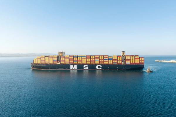 MSC shipping vessels