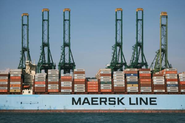 Maersk shipping vessel