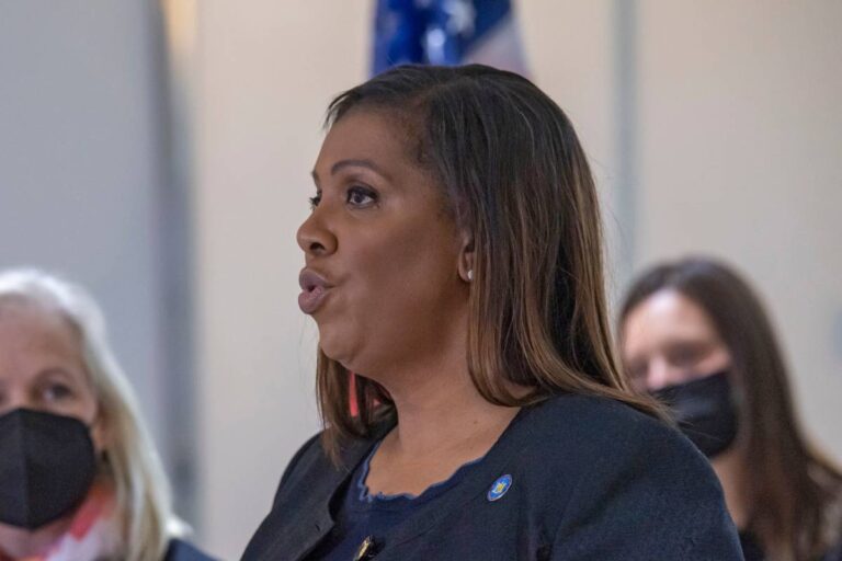 NY attorney general Letitia James representing the state in a legal challenge to Section 122 tariffs