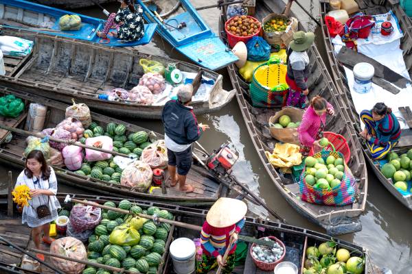 Vietnam's floating market