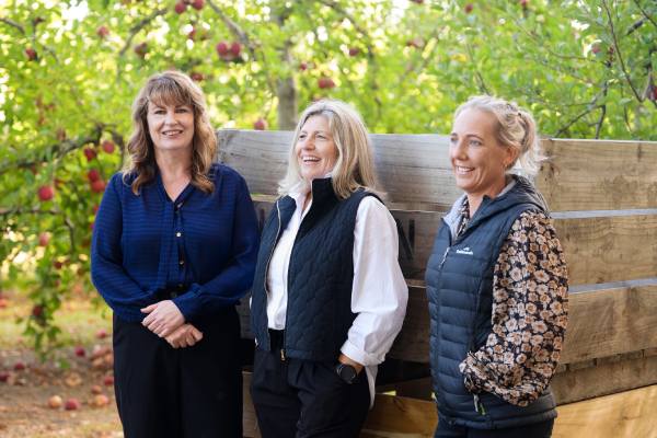 MG Group's Sarah McCormack, Rachael Nimon, and Janine Thompson