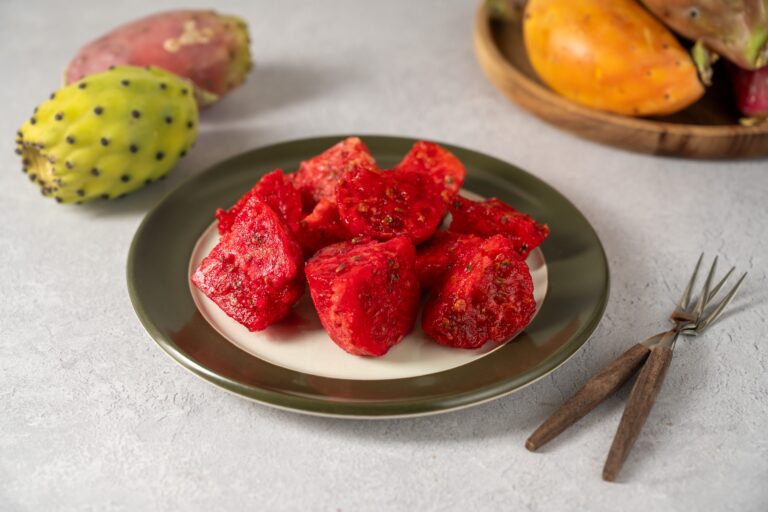 prickly pears on plate