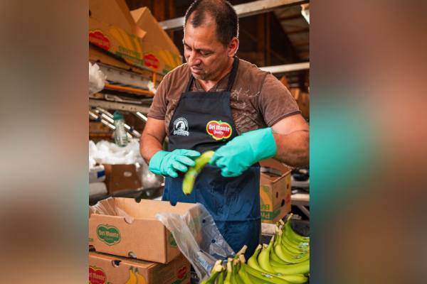 Fresh del Monte banana worker