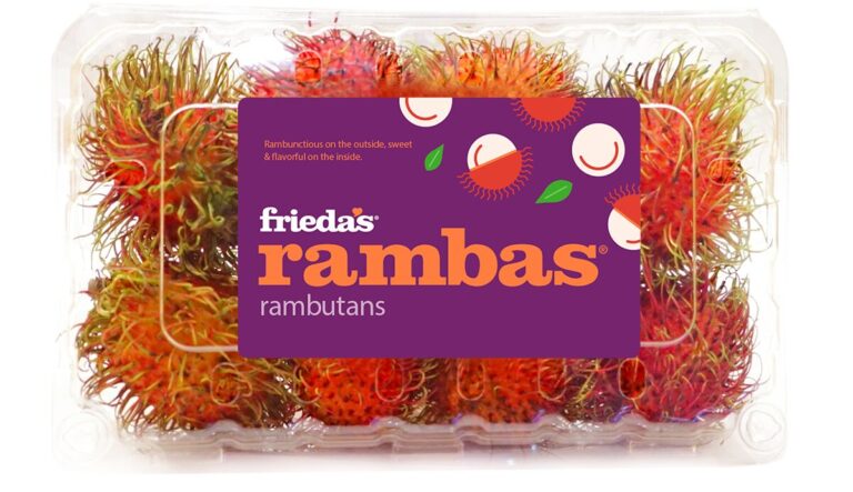 Frieda’s lychee and rambutan
