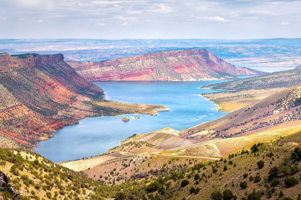 Water reservoir in Utah