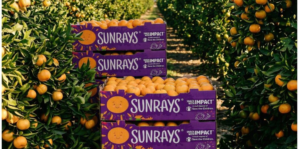 Jac. Vandenberg Inc. expands Sunrays into full citrus category