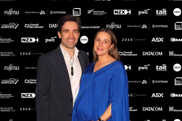 Hectre CEO Matty Blomfield and wife Juliette Schwarz