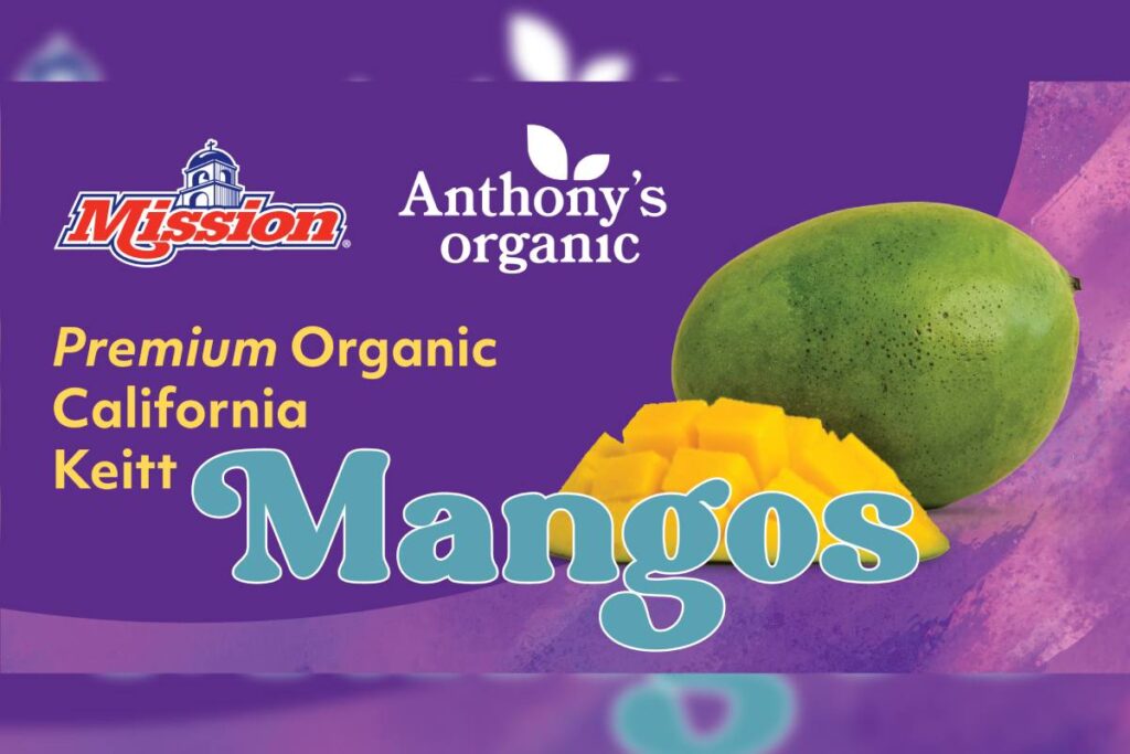 Mission Produce partners with Anthony Vineyards to market premium organic California Keitt mangos