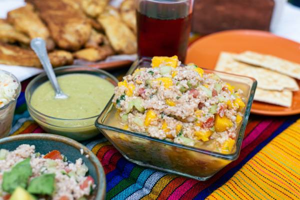 Mango ceviche