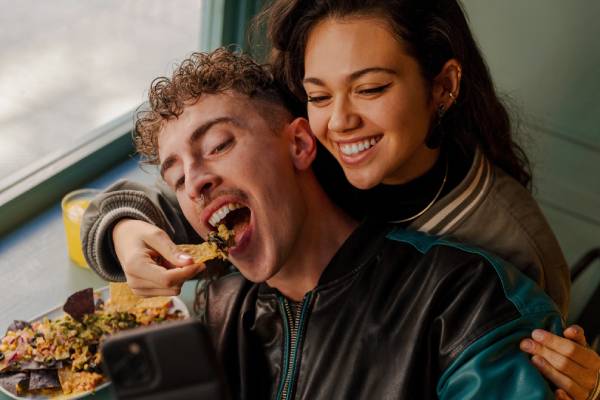 Gen Z eating avocado